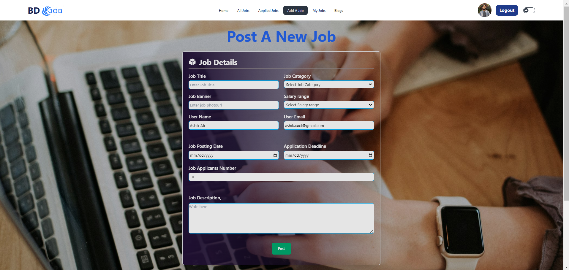 BDJOBS screenshot 2